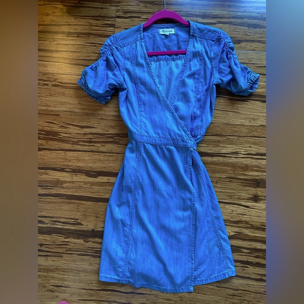 Madewell Denim Wrap Dress